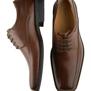 Florsheim Oxford Brown Leather Dress Shoes size 10 3E